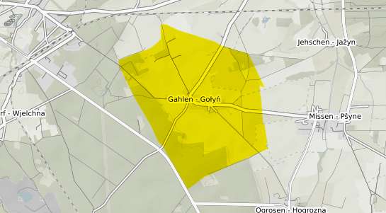 Immobilienpreisekarte Vetschau Spreewald Gahlen